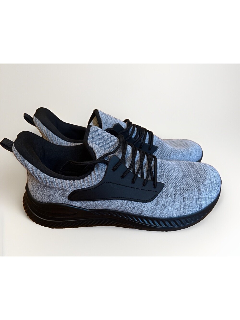 NEW Gray Black Lightweight Minimalist Casual Athletic Sneakers Shoes Men’s 13